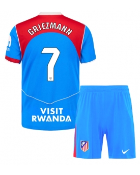 Billige Fotballdrakt Atletico Madrid Antoine Griezmann #7 Replika Tredjedraktsett Barn 2025-26 Kortermet (med bukser)